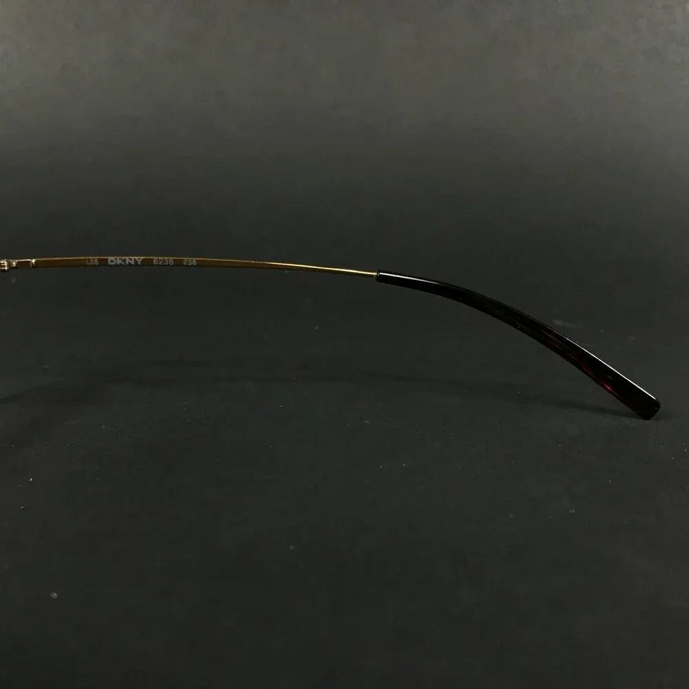 DKNY Eyeglasses Frames 6238 238 Brown Bronze Rectangular Rimless 52-19-135